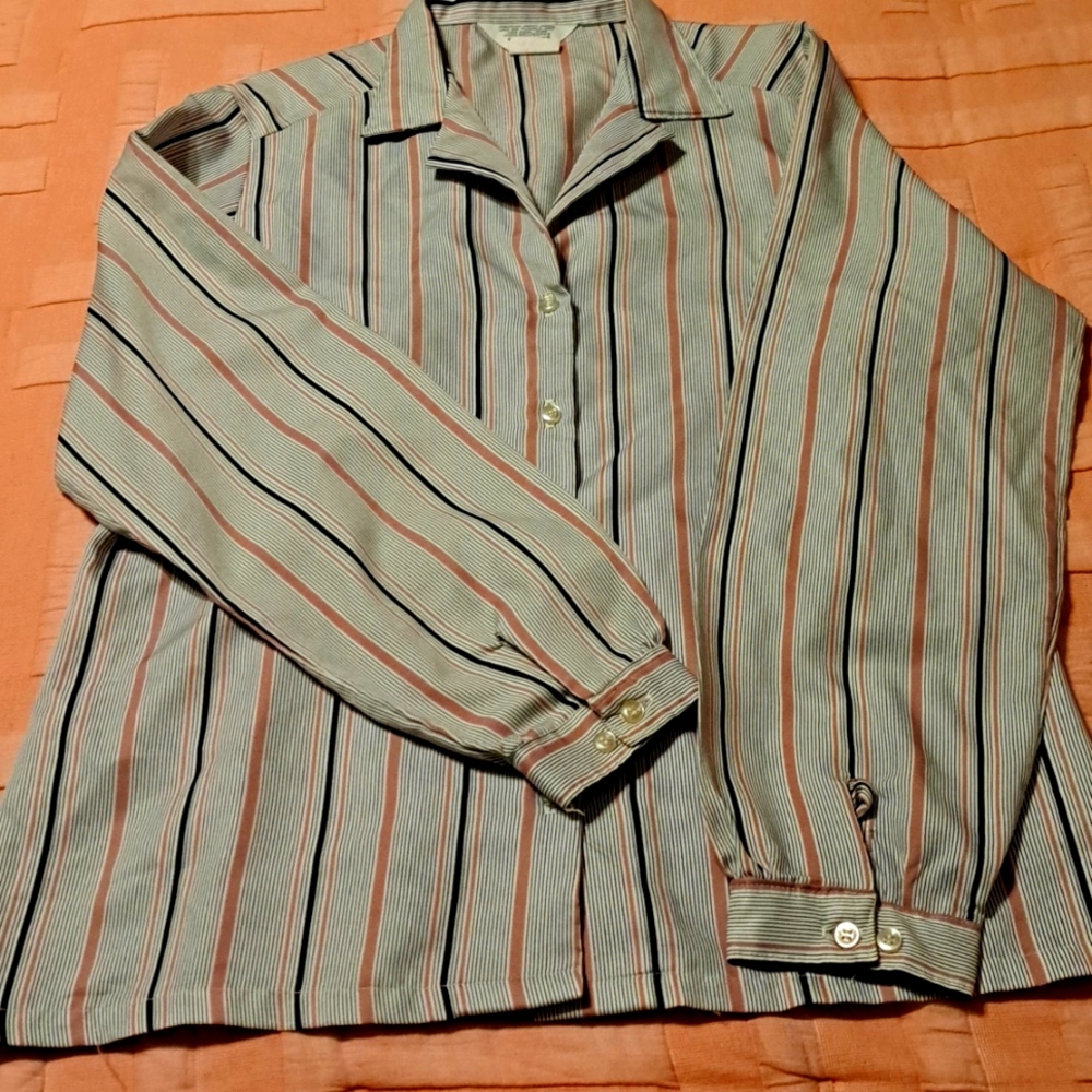 Vintage Sears women's blouse 60s size 16 large Excellent condition